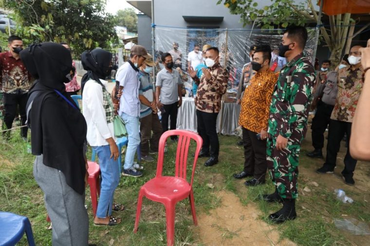 Bupati Lampung Selatan Memantau Pemungutan Suara