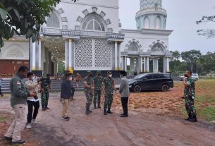 Dandim 0410/KBL Dampingi Pangdam II/Swj Tinjau Lokasi Muktamar NU Ke-34 di UIN Lampung