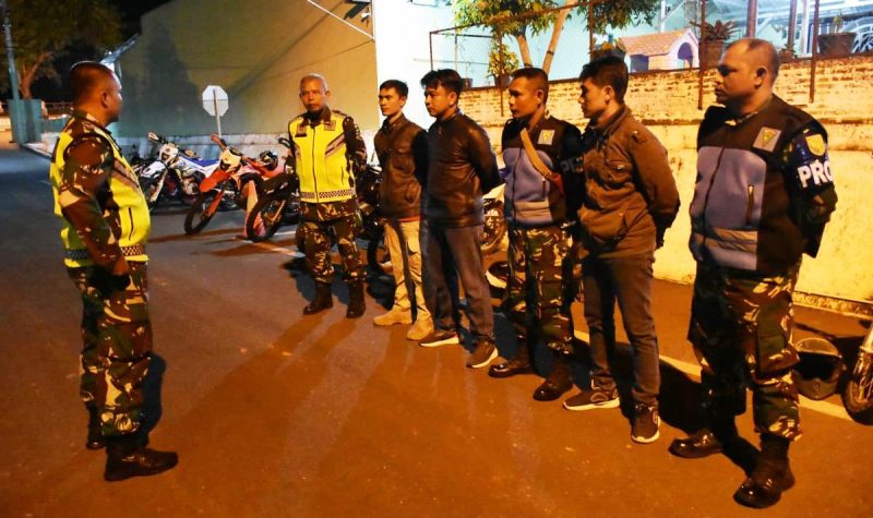 Dandim Lampung Utara Pimpin Patroli Pengecekan TPS