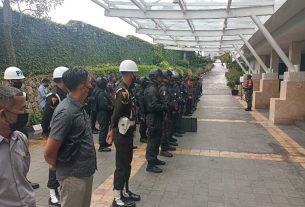 Letkol Imam Safei Pimpin Apel Pengecekan Personel Pengamanan VVIP di Hotel Emersia