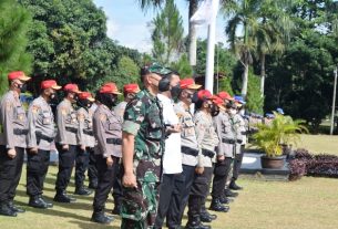 Kolonel Inf Romas Herlandes Ikuti Upacara Pembukaan Diklat Integrasi TNI-Polri di SPN Polda Lampung