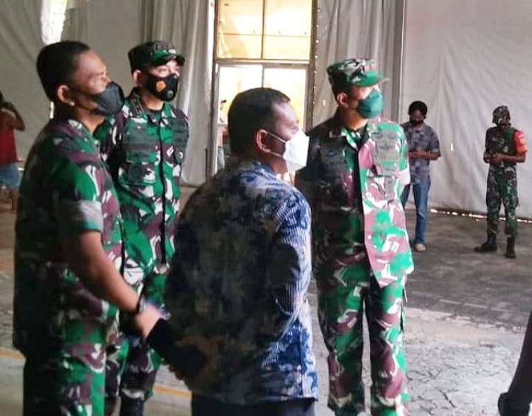 Dandim Lamtim Dampingi Danrem Gatam Tinjau Kesiapan Lokasi Kunjungan RI 2