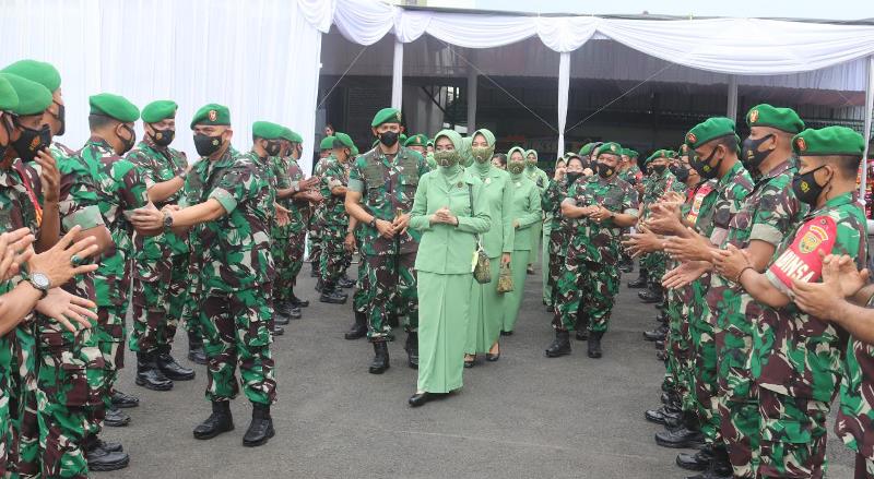 Lepas Sambut Dandim 0410KBL Dari Kolonel Inf Romas Herlandes Kepada Kolonel Faisol Izuddin Karimi