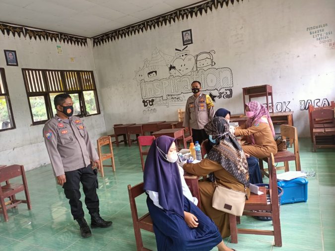 Masyarakat Kecamatan Buay Bahuga Antusias Vaksinasi Covid-19