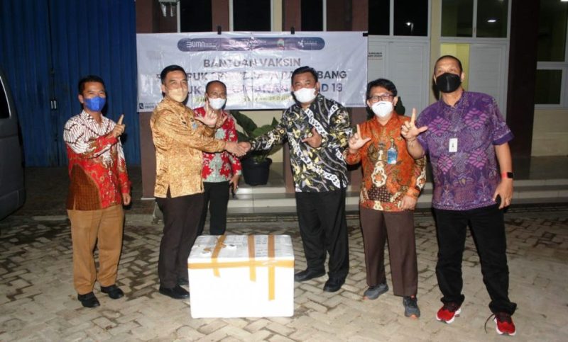Pemkab Lampung Selatan Terima Vaksin PT.Pusri