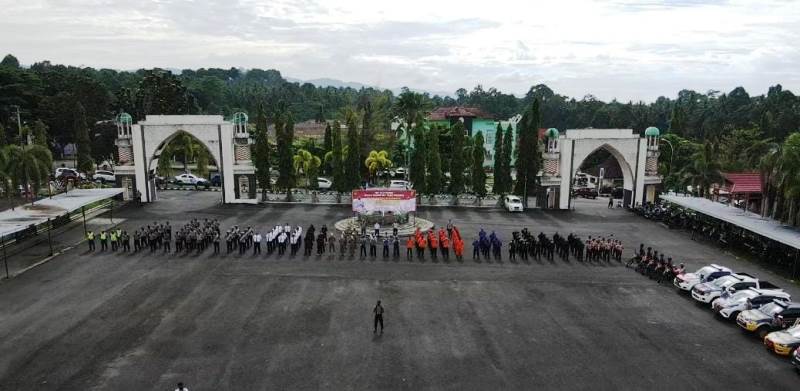 Polres Tangggamus Siap Melaksanakan Operasi Lilin Krakatau 2021