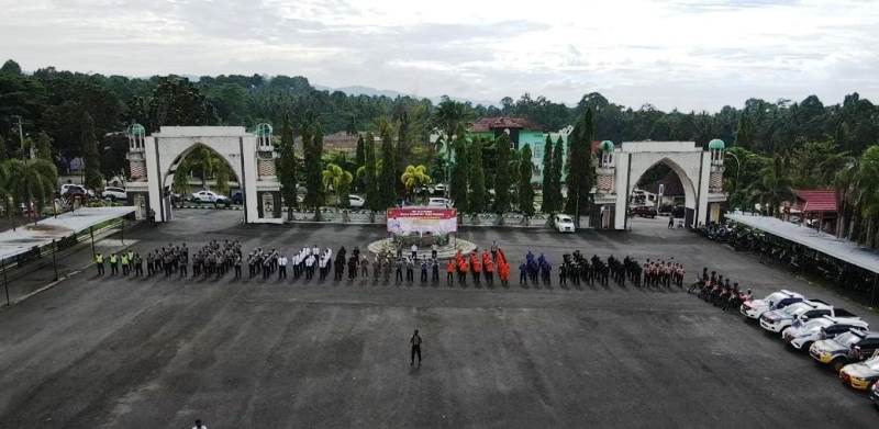 Polres Tangggamus Siap Melaksanakan Operasi Lilin Krakatau 2021