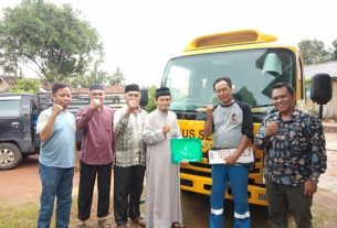 Ponpes Nurul Qur'an Nusantara Abung Tengah mendapat bantuan kendaraan