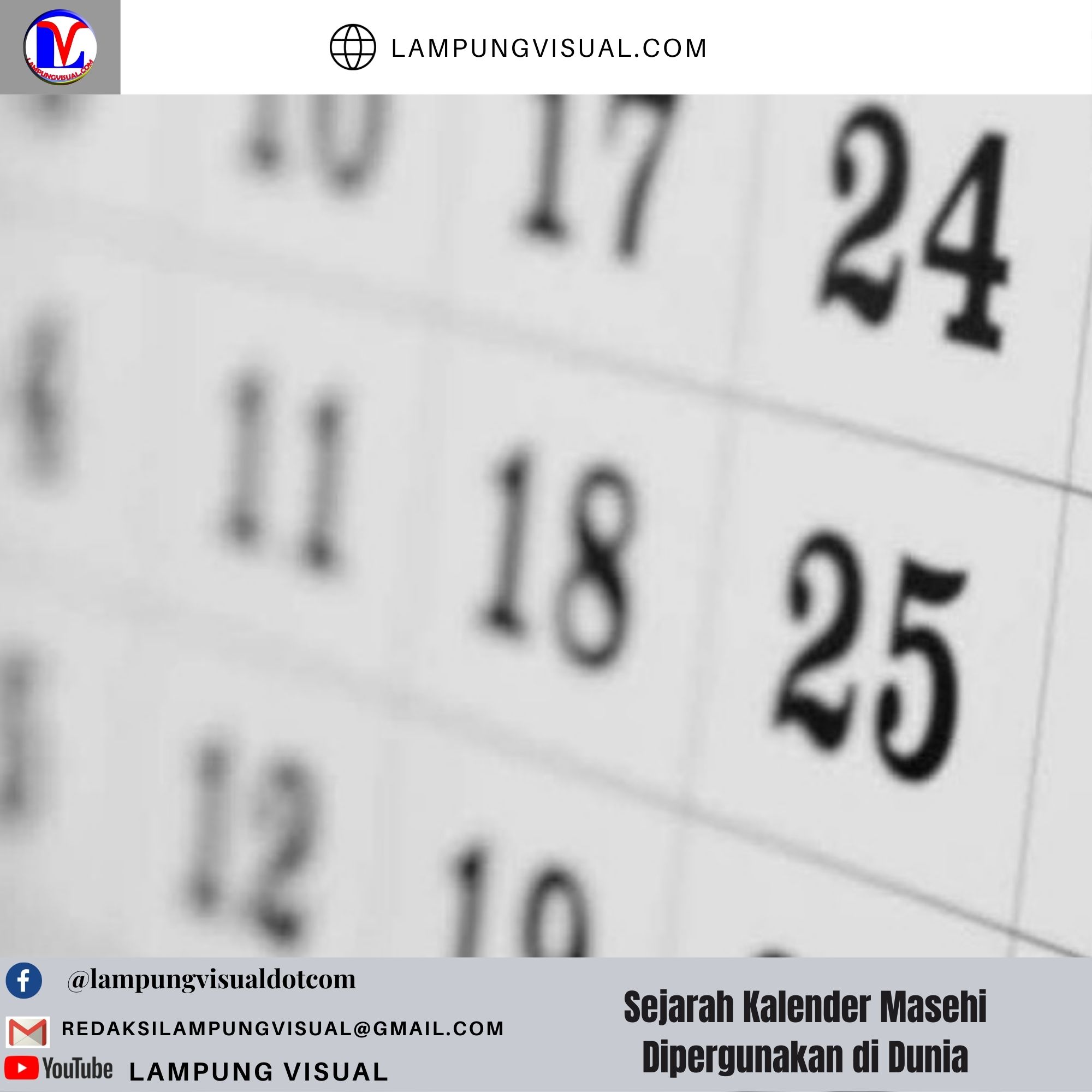 Sejarah Kalender Masehi Dipergunakan di Dunia