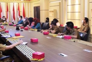 Sekdaprov Lampung ikuti Exit Meetting dengan BPK Perwakilan Lampung