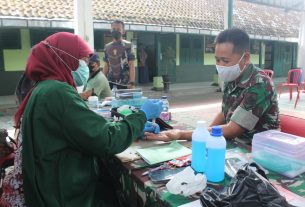 Peringati Hari Juang TNI AD Ke-76, Kodim 0726/Sukoharjo Gelar Donor Darah