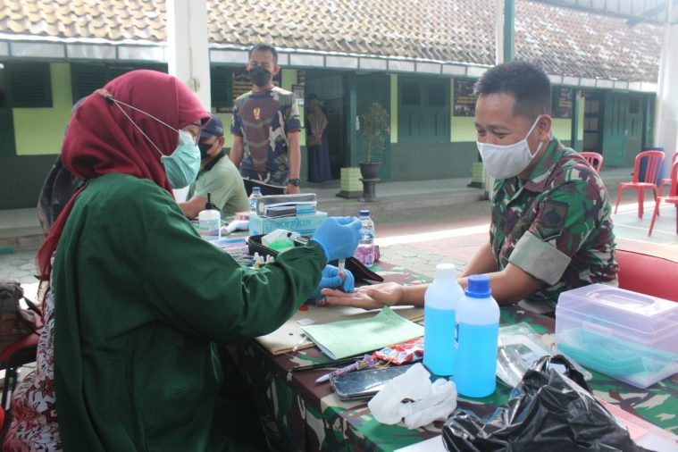 Peringati Hari Juang TNI AD Ke-76, Kodim 0726/Sukoharjo Gelar Donor Darah