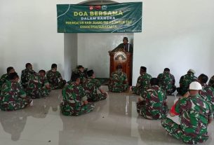 Peringati Hari Juang TNI-AD Ke-76, Kodim 0735/Surakarta Gelar Doa Bersama