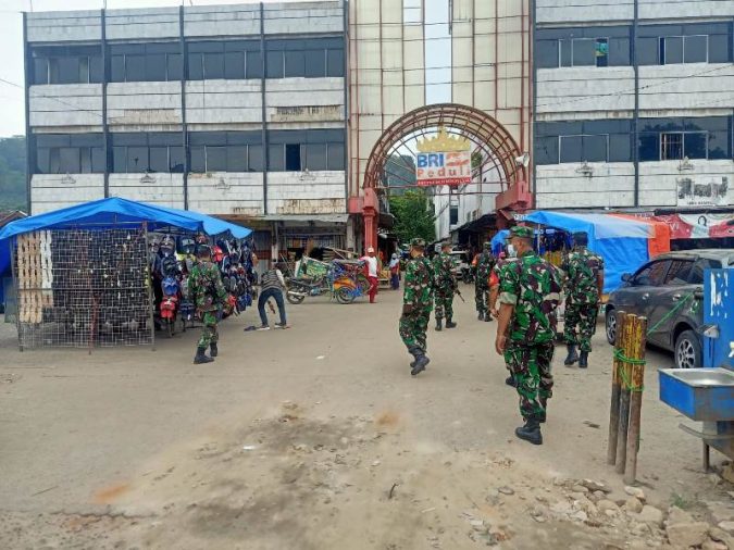 Tak Kenal Lelah, Kodim 0410/KBL Terus Lakukan Patroli Wilayah Untuk Tingkatkan Keamanan Kota Bandar Lampung