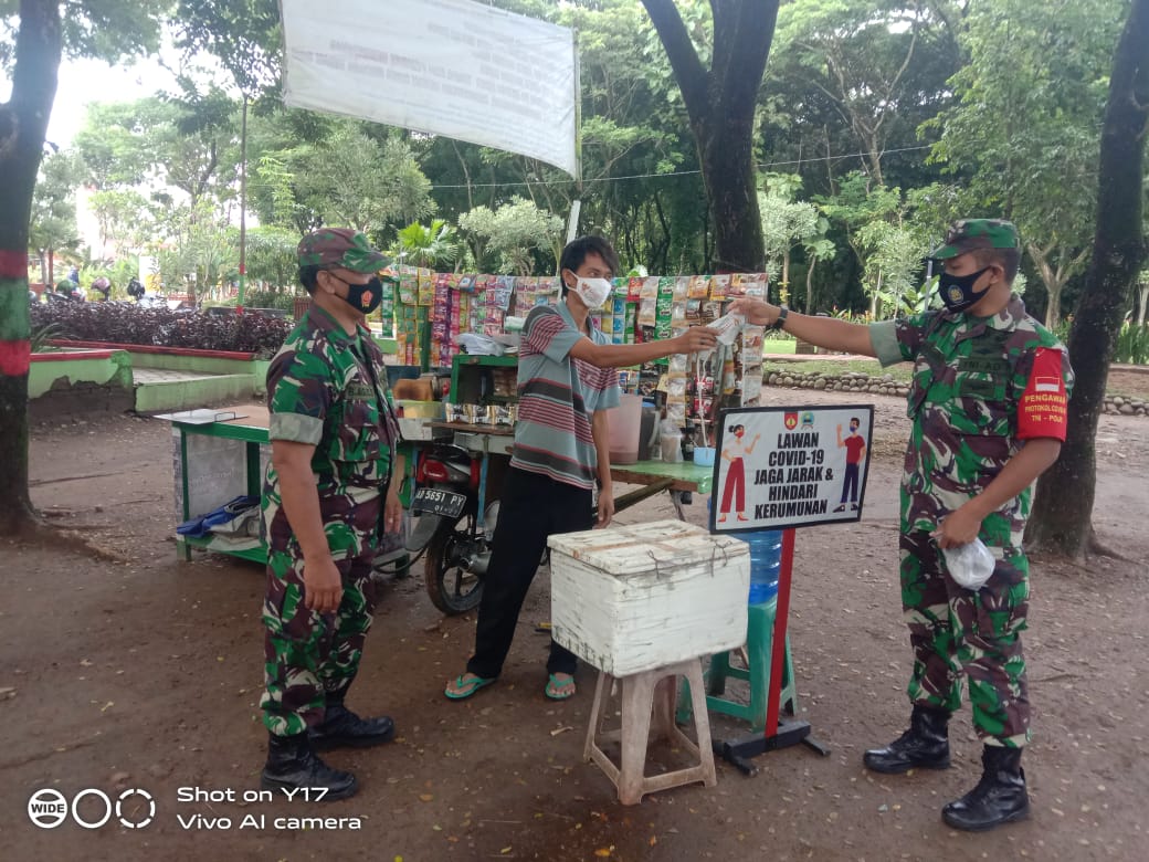 Terus berikan himbauan Prokes masa PPKM Level 2, Patroli wilayah Terus Dilakukan