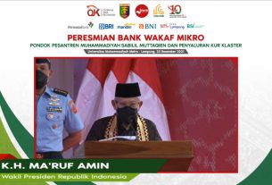 Wakil Presiden Republik Indonesia (RI) Ma’ruf Amin