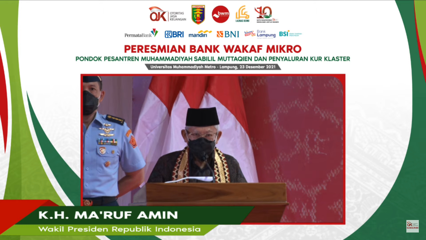 Wakil Presiden Republik Indonesia (RI) Ma’ruf Amin