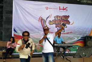 PT. Hutama Karya Bersama Media di Lampung Adakan Family Gathering