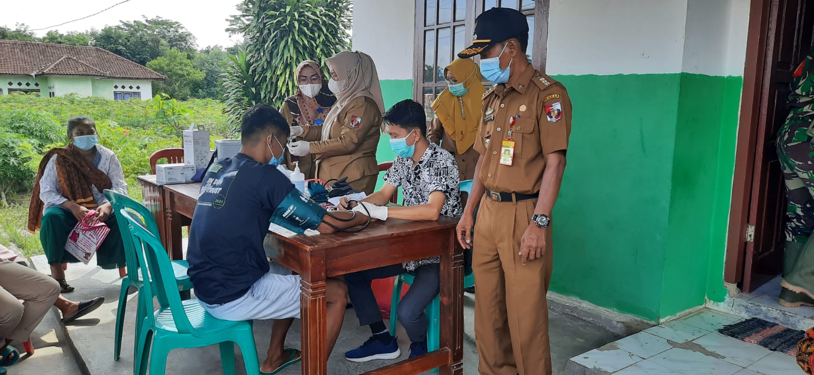 Camat Muara Sungkai Optimistis Vaksinasi Covid- 19 Sukses