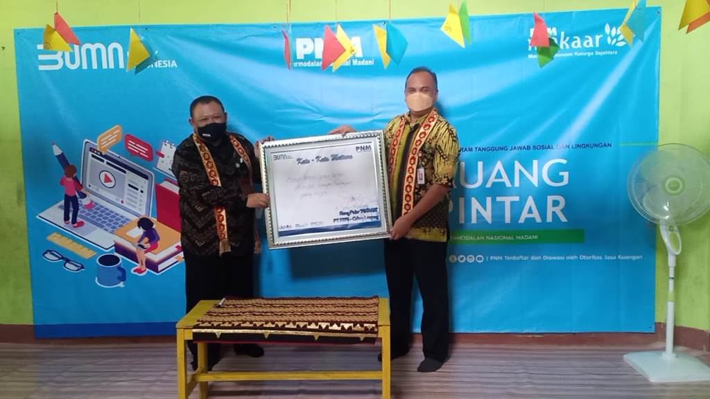 PNM Resmikan Sarana Belajar Ruang Pintar di Lampung