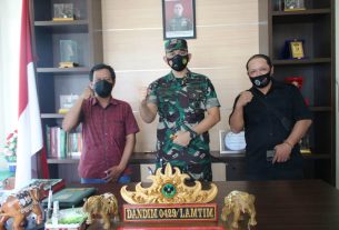 Audiensi Dengan Jurnalis, Dandim: Semoga TNI Terus Bersinergi Dengan Insan Pers