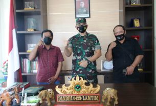 Audiensi Dengan Jurnalis, Dandim: Semoga TNI Terus Bersinergi Dengan Insan Pers