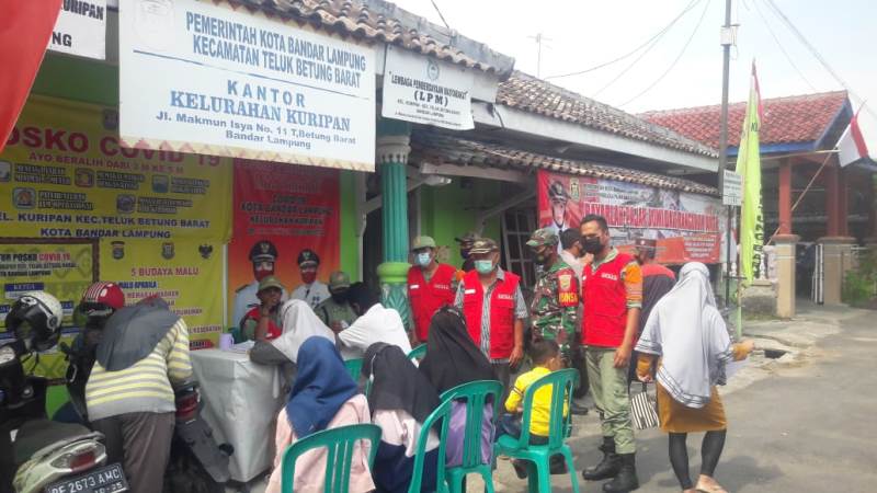 Beri Kemudahan Warga Mendapat Pelayanan Suntik Vaksin, Koramil 410-03TBU Gelar Vaksinasi di Wilayah