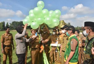 Bupati Lamtim Meresmikan Puskesmas Margototo