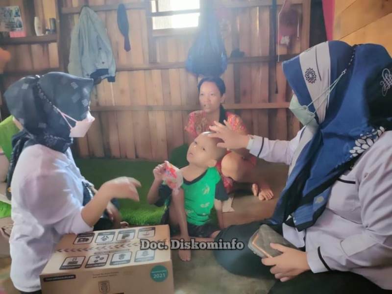 Bupati Winarti Instruksikan Kadis Kesehatan Tulang Bawang Diminta Bantu Anak Penderita Gangguan Nutrisi