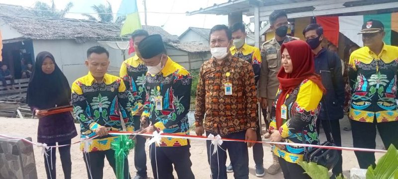 Camat Mesuji Timur Resmikan Taman Wisata Desa Sungai Cambai