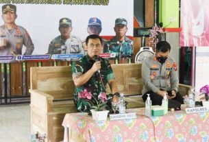 Dandim dan Kapolres Bojonegoro Belanja Masalah Melalui Cangkrukan Kamtibmas