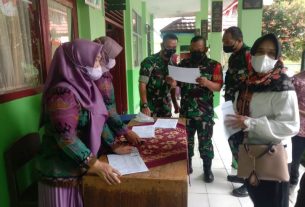 Koramil 410-06/Kedaton Kembali Menggelar Serbuan Vaksin Covid 19 di Wilayah Binaan