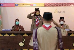 Ketua Kwarda Pramuka Lampung Chusnunia Chalim Buka Kursus Pembinaan Pramuka Mahir untuk Mahasiswa Prodi Guru Madrasah Ibtidaiyah di UIN Raden Intan