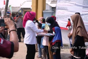 Kunjungan Kerja Bupati Winarti di Warnai Beragam Tarian