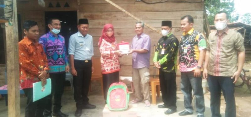 Pemkab Lampura Berikan Bantuan, Ini kata Kades Gedung Nyapah