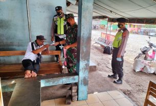 Petugas TNI Polri Gelar Operasi Yustisi Diterminal Dan Pasar