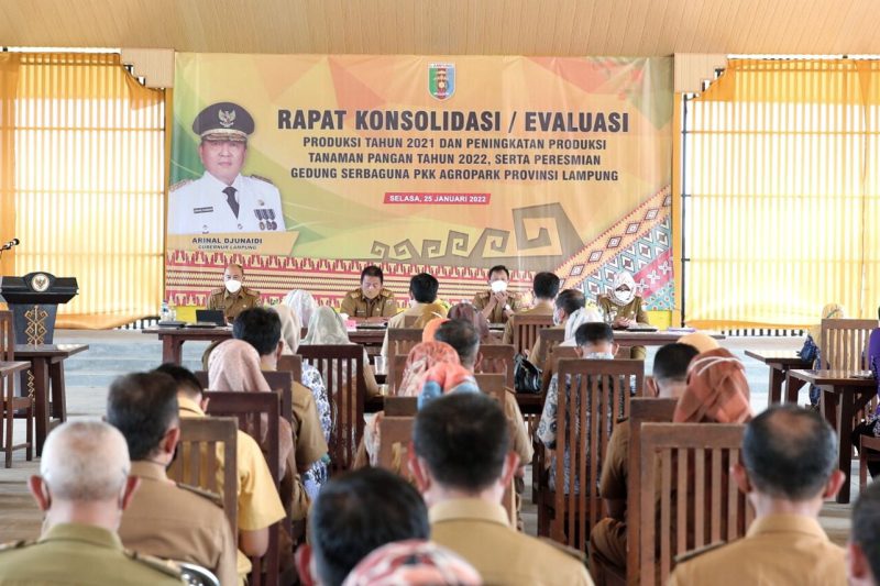 Pimpin Rakor Peningkatan Produksi Pangan, Gubernur Arinal Genjot 4 Kabupaten yang Belum Produktif