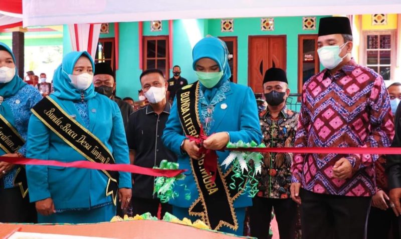 Plt Bupati Beni Apresiasi Peresmian Gedung Taman Baca Bunga Tanjung Pertiwi