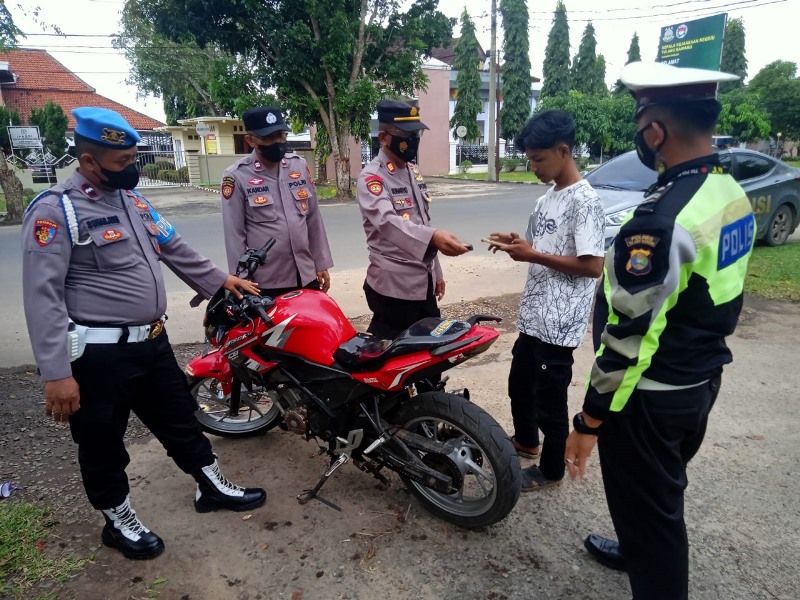 Polsek Menggala Gelar KRYD, Berikut Lokasi dan Hasilnya