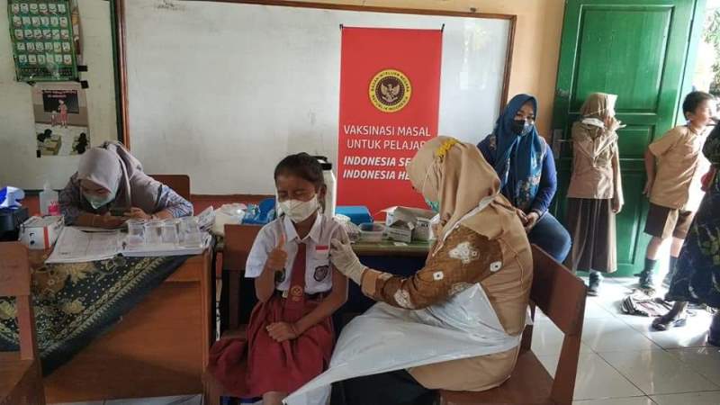 Salurkan 3000 Dosis, BINDA Sumsel, Sasar Vaksinasi Anak 6-11 tahun di Kabupaten Muba
