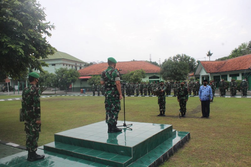 Tingkatkan Disiplin Dan Loyalitas Prajurit, Kodim 0735/Surakarta Gelar Upacara Bendera