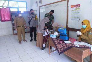 Vaksin Covid-19 Usia 6-11 Tahun Kick Off Di Lampung Timur, Ini Harapan Dandim