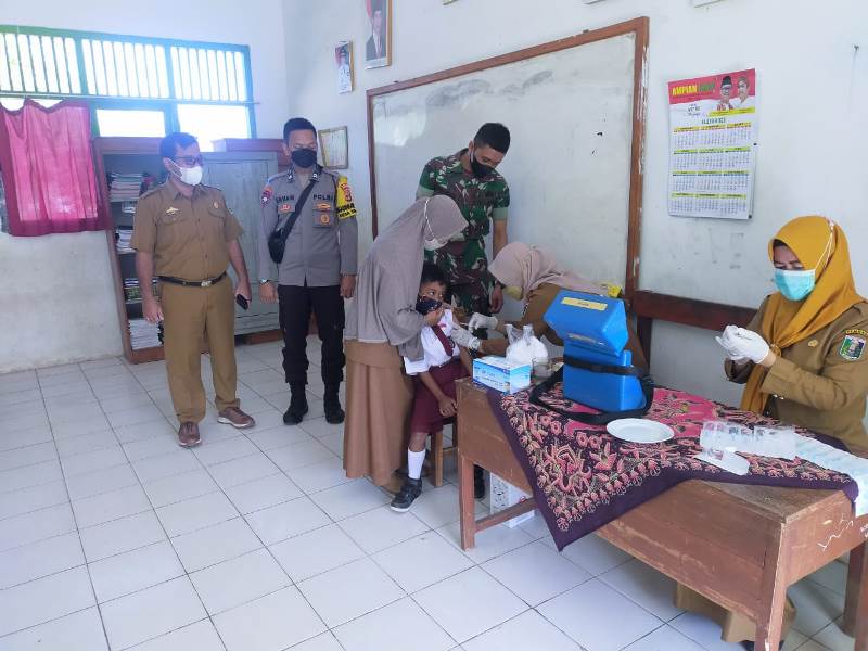 Vaksin Covid-19 Usia 6-11 Tahun Kick Off Di Lampung Timur, Ini Harapan Dandim
