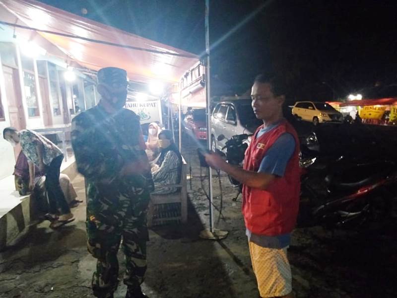 Tingkatkan Kedisiplinan Warga Terapkan Protkes, TNI-Polri Ngadirojo Berikan Himbauan Dengan Humanis