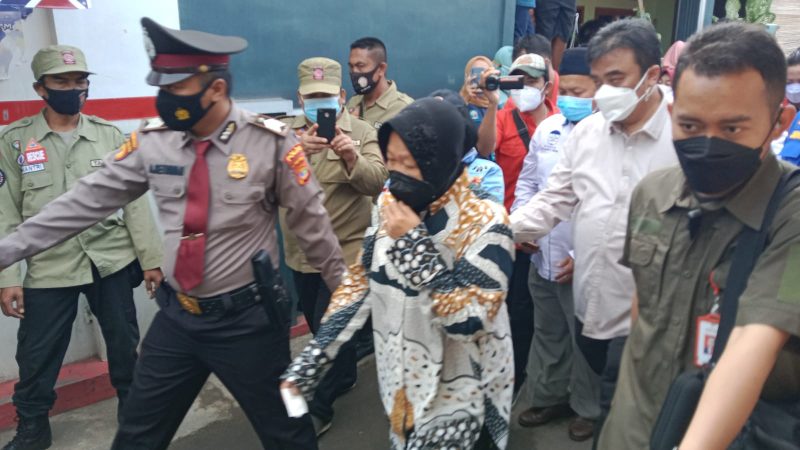 Anggota Koramil 410-01/Panjang Monitoring Kunjungan Mentri Sosial Di Bandar Lampung