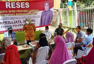 Babinsa Koramil 410-02/TBS Hadiri Kegiatan Reses Anggota DPRD Provinsi Lampung