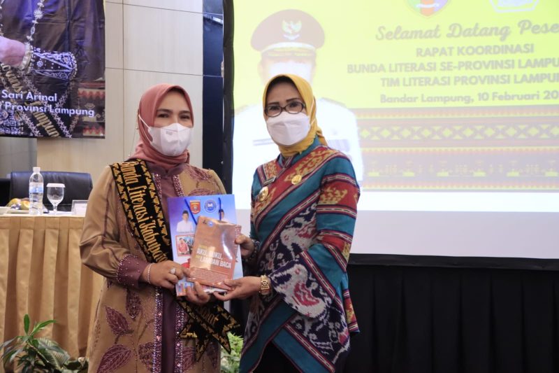 Bunda Literasi Provinsi Lampung Buka Rapat Koordinasi Bunda Literasi se-Provinsi Lampung