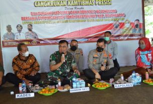 Dandim 0813 Dan Kapolres Bojonegoro Gelar Cangkrukan Kamtibmas