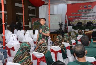 Dandim Boyolali Berikan Wawasan Kebangsaan Kepada Santri Ponpes Al Huda Doglo