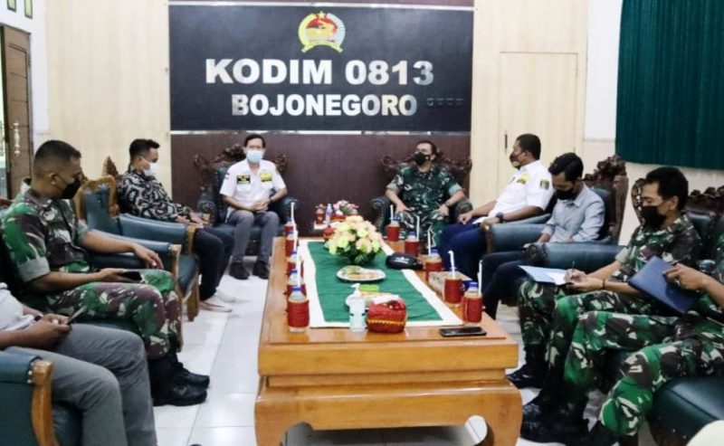 Jalin Sinergitas, HIPMI Kunjungi Kodim 0813 Bojonegoro